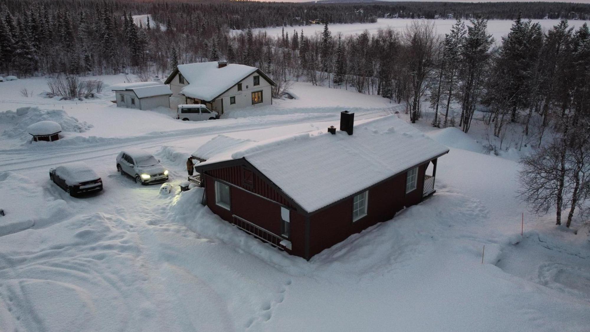 Little Adorable Red Villa Kiruna Exterior photo
